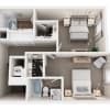 Floor plan: Barcelona-San Carlo II Townhomes
