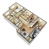Floor plan: B1 - Wimbledon