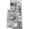 Floor plan: Two Bedroom