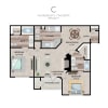 Floor plan: C1