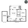Floor plan: The Flats Plan 1 Up