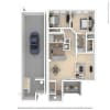 Floor plan: Plan B1