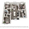 Floor plan: Albert - 3 Bedrooms 1322