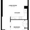 Floor plan: 1 Bed/1 Bath Den-B9