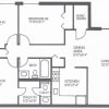 Floor plan: 3 Bedroom 1.5 Bath