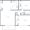 Floor plan: B1 Renovated