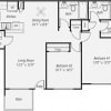 Floor plan: Two Bedroom Two Bath Renovated