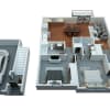 Floor plan: 2 Bedrooms / 2 Bathrooms