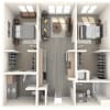 Floor plan: 2x2 A