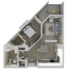 Floor plan: A1U-688SF-388