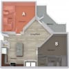 Floor plan: By The Bed Pricing: Two Bedroom Balcony