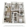 Floor plan: 3B - Greystone