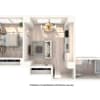 Floor plan: 1x1 F