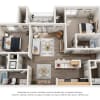 Floor plan: 2A 2 Bedroom
