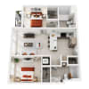 Floor plan: 2x2 F