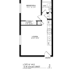 Floor plan: 1 Bedroom-Upgraded