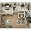 Floor plan: 30 Garrison - B1D