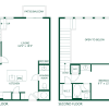 Floor plan: 1 Bedroom 1 Bath