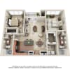 Floor plan: Fountainview (B1)