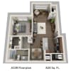 Floor plan: A1SR