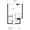 Floor plan: Julian32 Studio X 1 Bath