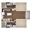 Floor plan: B2-HC