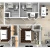 Floor plan: 3 Bedroom 2 Bathroom