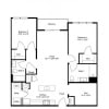 Floor plan: B19-D 2Dx2