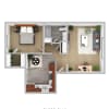 Floor plan: One Bedroom