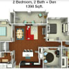 Floor plan: B6