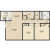 Floor plan: Beautiful Two Bedroom Units! All Bills Paid!