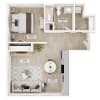 Floor plan: Studio Aspen Overlook