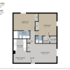 Floor plan: 2 Bed 1.5 Bath Renovated