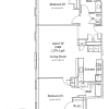 Floor plan: 2-Bed/2-Bath