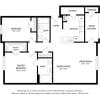 Floor plan: Two Bedroom Apartment