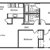 Floor plan: Three Bed Two Bath