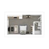 Floor plan: Small Studio