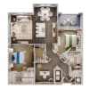 Floor plan: B4D