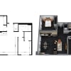 Floor plan: b1 2 Bedroom 1 Bathroom