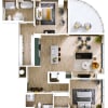 Floor plan: B13 - Penthouse