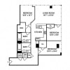 Floor plan: C1 732
