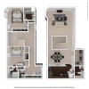 Floor plan: B19 Richelieu Townhome