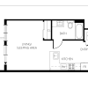 Floor plan: Studio A