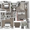 Floor plan: LAVENDER