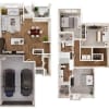Floor plan: TH2