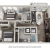 Floor plan: 2 Bedroom