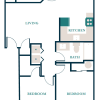 Floor plan: 2x1