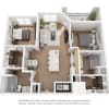 Floor plan: 2x2