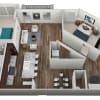 Floor plan: B4 (Harris)