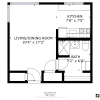 Floor plan: Studio
